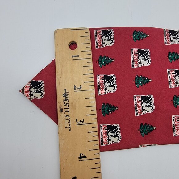 University of Alabama Crimson Tide Christmas Neck‎ Tie Silk Campus Classic - Picture 5 of 6